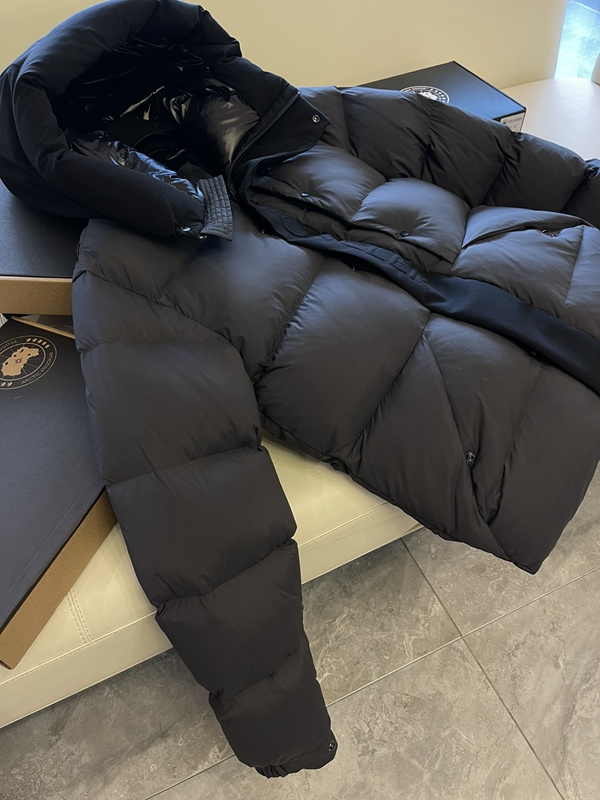 ハイクオリティダウンジャケット細部ディテール